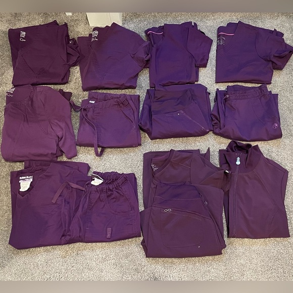 Cherokee Other - Eggplant Scrub Lot Size XS